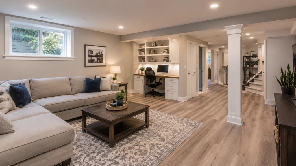 Turning an Overlooked Basement Into Everyday Living Space